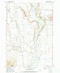 Download a high-resolution, GPS-compatible USGS topo map for Weston, ID (1991 edition)