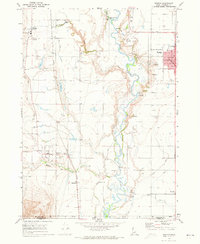 Download a high-resolution, GPS-compatible USGS topo map for Weston, ID (1973 edition)