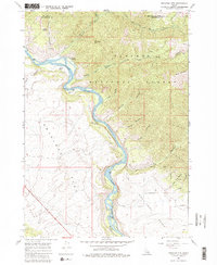 Download a high-resolution, GPS-compatible USGS topo map for Wheaton Mountain, ID (1981 edition)