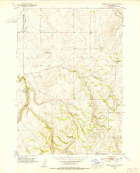 Download a high-resolution, GPS-compatible USGS topo map for White Owl Butte, ID (1952 edition)