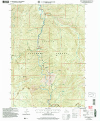 Download a high-resolution, GPS-compatible USGS topo map for White Rock Peak, ID (2007 edition)
