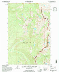 Download a high-resolution, GPS-compatible USGS topo map for White Sand Lake, ID (1997 edition)