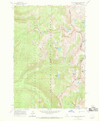 Download a high-resolution, GPS-compatible USGS topo map for White Sand Lake, ID (1969 edition)