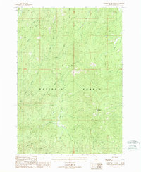 Download a high-resolution, GPS-compatible USGS topo map for Whitehawk Mountain, ID (1988 edition)