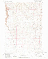 Download a high-resolution, GPS-compatible USGS topo map for Wickahoney Crossing, ID (1981 edition)