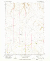 Download a high-resolution, GPS-compatible USGS topo map for Wickahoney Point, ID (1975 edition)