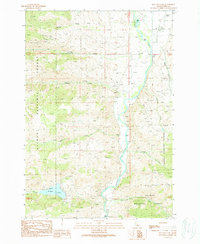 Download a high-resolution, GPS-compatible USGS topo map for Williams Lake, ID (1989 edition)