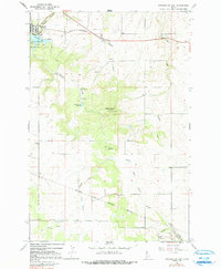 Download a high-resolution, GPS-compatible USGS topo map for Winchester East, ID (1981 edition)