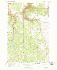 Download a high-resolution, GPS-compatible USGS topo map for Winchester West, ID (1971 edition)