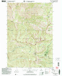 Download a high-resolution, GPS-compatible USGS topo map for Wolf Fang Peak, ID (2007 edition)