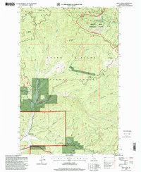 Download a high-resolution, GPS-compatible USGS topo map for Wolf Lodge, ID (1999 edition)
