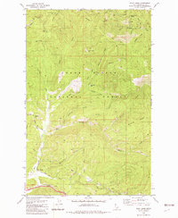 Download a high-resolution, GPS-compatible USGS topo map for Wolf Lodge, ID (1982 edition)