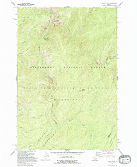 Download a high-resolution, GPS-compatible USGS topo map for Wood Hump, ID (1994 edition)
