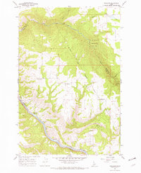 Download a high-resolution, GPS-compatible USGS topo map for Woodland, ID (1971 edition)