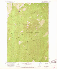 Download a high-resolution, GPS-compatible USGS topo map for Wylies Peak, ID (1968 edition)