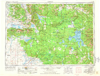 preview thumbnail of historical topo map of Ashton, ID in 1955