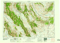 preview thumbnail of historical topo map of Dubois, ID in 1958