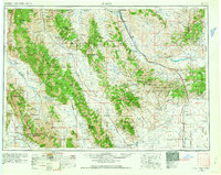 preview thumbnail of historical topo map of Dubois, ID in 1955
