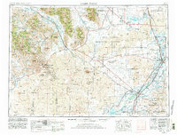 1955 Map of Roberts, ID, 1991 Print