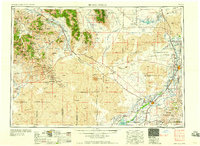 Download a high-resolution, GPS-compatible USGS topo map for Idaho Falls, ID (1958 edition)