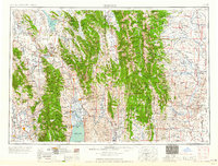 1958 Map of Bennington, ID