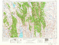 preview thumbnail of historical topo map of Preston, ID in 1955