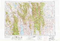 1955 Map of Afton, WY, 1976 Print
