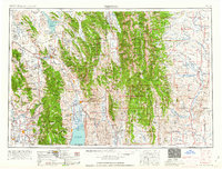 1962 Map of Auburn, WY