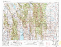 preview thumbnail of historical topo map of Preston, ID in 1955