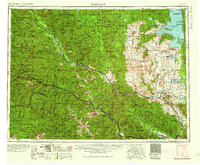 preview thumbnail of historical topo map of Wallace, ID in 1960