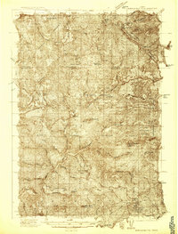 1936 Map of Boehls Butte