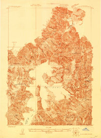 preview thumbnail of historical topo map of Adams County, ID in 1922