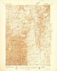 preview thumbnail of historical topo map of Power County, ID in 1938