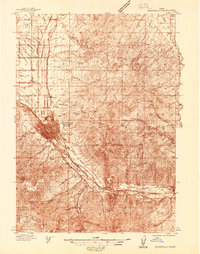1937 Map of Pocatello