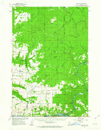 preview thumbnail of historical topo map of Clearwater County, ID in 1961