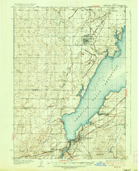 1936 Map of American Falls