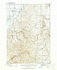 1924 Map of Ammon, 1964 Print