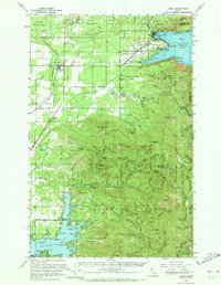 Download a high-resolution, GPS-compatible USGS topo map for Athol, ID (1973 edition)