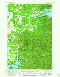 Download a high-resolution, GPS-compatible USGS topo map for Athol, ID (1963 edition)