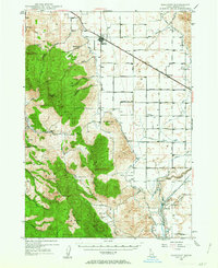 Download a high-resolution, GPS-compatible USGS topo map for Bancroft, ID (1963 edition)