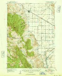 Download a high-resolution, GPS-compatible USGS topo map for Bancroft, ID (1949 edition)