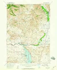 Download a high-resolution, GPS-compatible USGS topo map for Bellevue, ID (1959 edition)