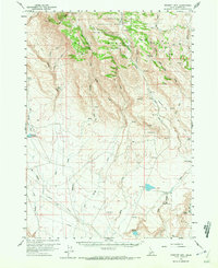 Download a high-resolution, GPS-compatible USGS topo map for Bennett Mtn, ID (1972 edition)