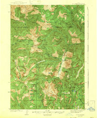 Download a high-resolution, GPS-compatible USGS topo map for Big Creek, ID (1942 edition)