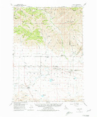 preview thumbnail of historical topo map of Camas County, ID in 1957