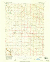 Download a high-resolution, GPS-compatible USGS topo map for Blue Butte, ID (1958 edition)