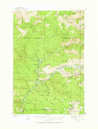 1936 Map of Boehls Butte, 1971 Print