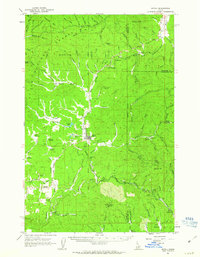 Download a high-resolution, GPS-compatible USGS topo map for Bovill, ID (1963 edition)