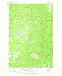 Download a high-resolution, GPS-compatible USGS topo map for Bovill, ID (1968 edition)