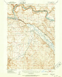 Download a high-resolution, GPS-compatible USGS topo map for Bruneau, ID (1952 edition)